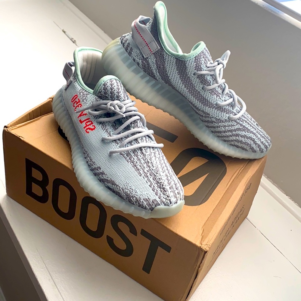 The Yeezy Boost 350 V2 'Blue Tint' Size 8 1/2